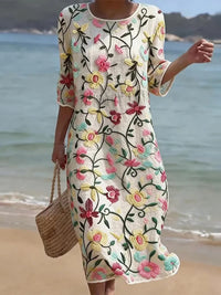 Erica - Robe florale élégante