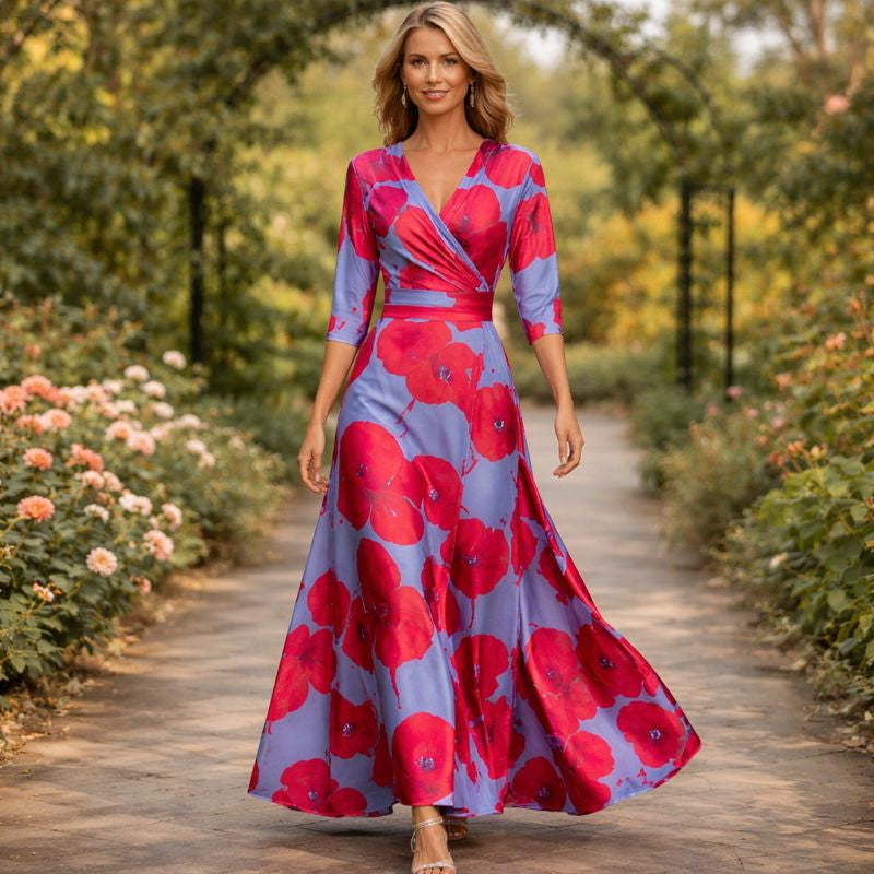 Lillian - Robe maxi fluide