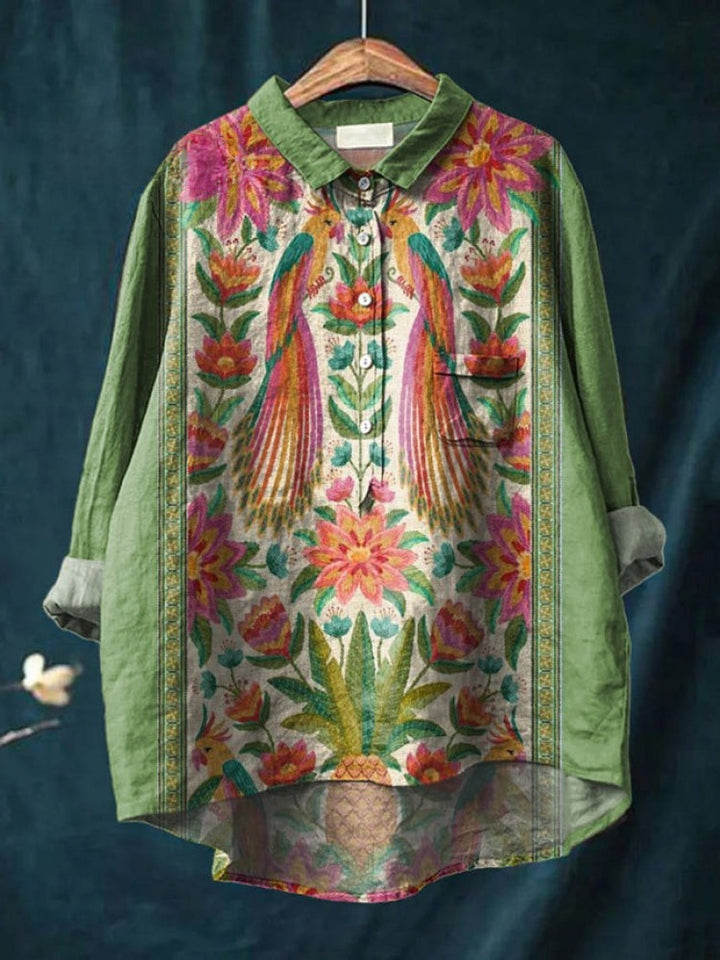 Tiziana – Blouse faite main