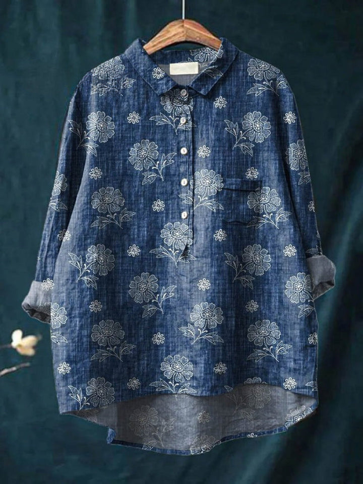Tiziana – Blouse faite main
