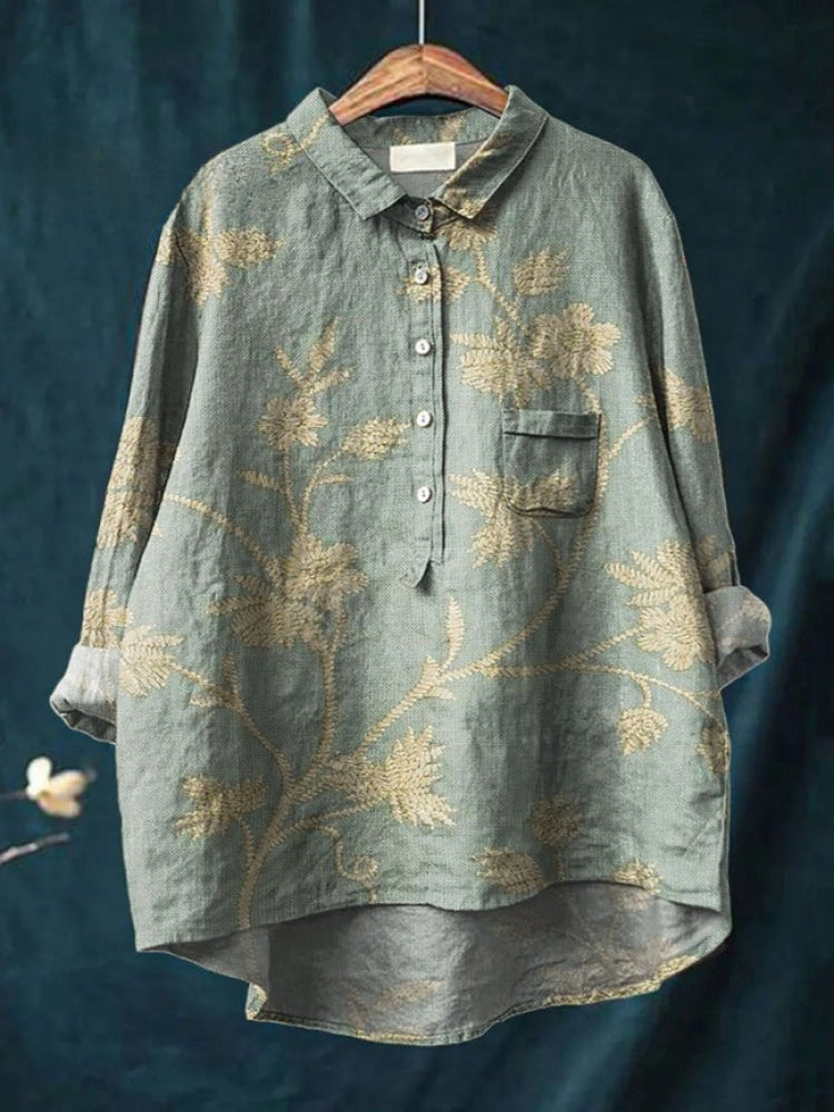 Tiziana – Blouse faite main
