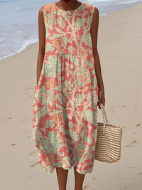 Beth - Robe d’été coupe amincissante