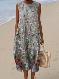 Cara - Robe d’été coupe amincissante